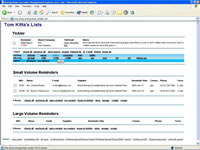 Small picture of Sales Management System, main page
